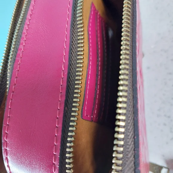 Patricia Nash Vintage Parisian Floral Tooled Fuschia Crossbody Bag Rimini NWT - Picture 3 of 5